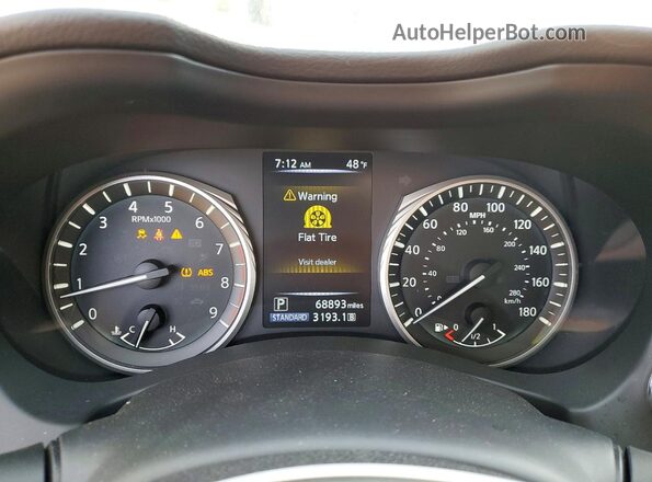 JN1EV7AR2JM445964 2018 INFINITI Q50 Blue Vista del cuadro de instrumentos