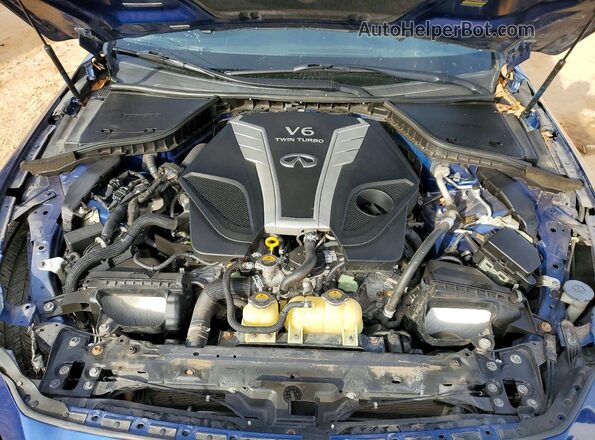 JN1EV7AR2JM445964 2018 INFINITI Q50 Blue Vista interior trasera