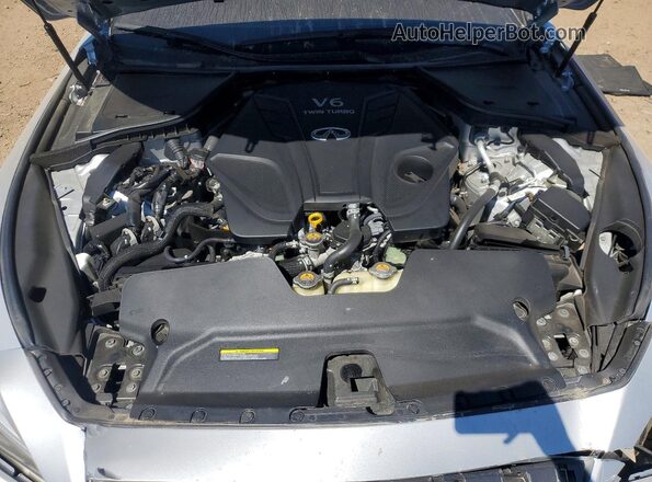 JN1EV7AR2KM557956 2019 INFINITI Q50 Silver Вид задньої частини салону