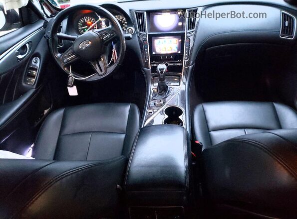 JN1EV7AR2LM252362 2020 INFINITI Q50 White Вид панелі приладів