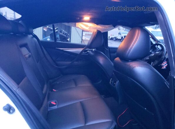 JN1EV7AR2LM252362 2020 INFINITI Q50 White Вид задніх сидінь