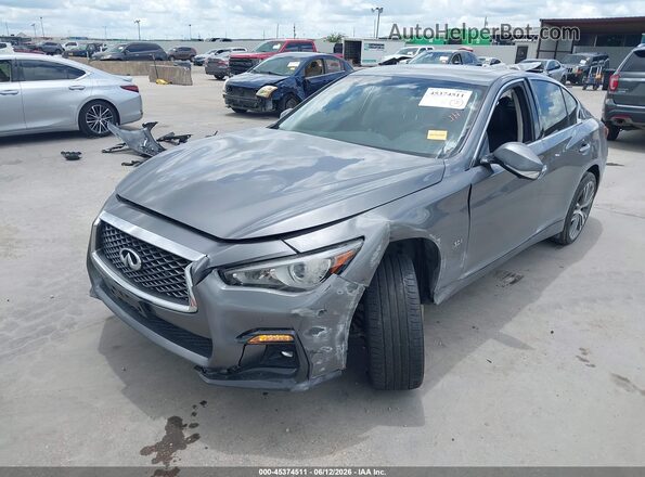 JN1EV7AR2LM253463 2020 INFINITI Q50 Gray Front left