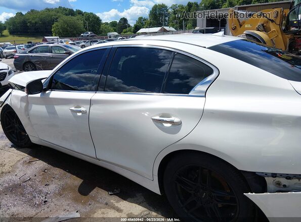 JN1EV7AR3JM436481 2018 INFINITI Q50 White Սալոնի 360 աստիճան տեսք