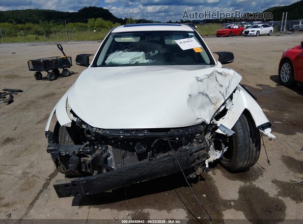 JN1EV7AR3JM436481 2018 INFINITI Q50 White Սարքավորումների վահանակի տեսք
