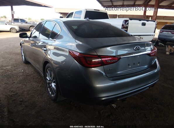 JN1EV7AR3JM436660 2018 INFINITI Q50 Gray Rear left