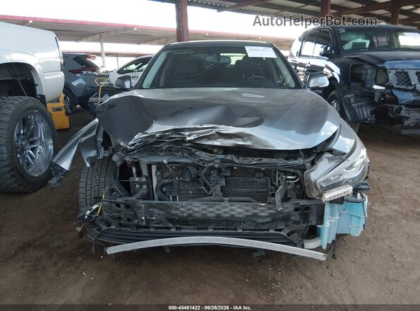 JN1EV7AR3JM436660 2018 INFINITI Q50 Gray Front view