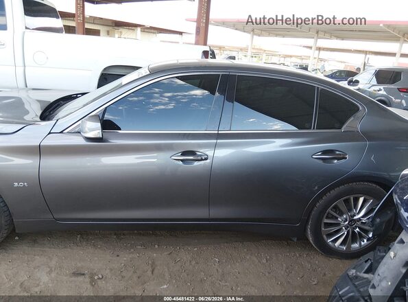 JN1EV7AR3JM436660 2018 INFINITI Q50 Gray 360 interior view