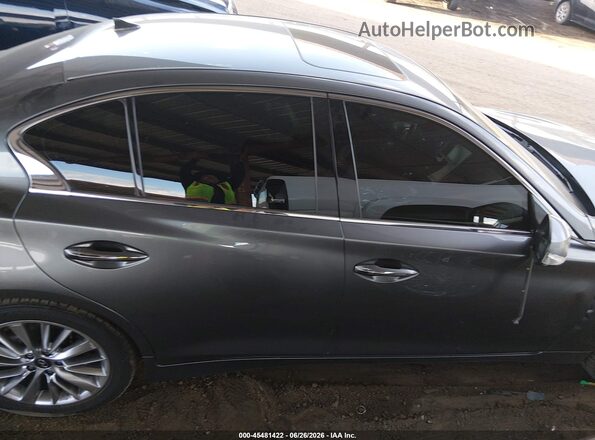 JN1EV7AR3JM436660 2018 INFINITI Q50 Gray Rear interior view