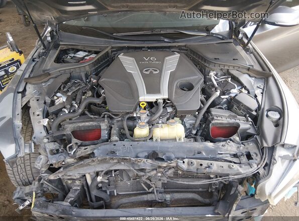JN1EV7AR3JM436660 2018 INFINITI Q50 Gray Rear view