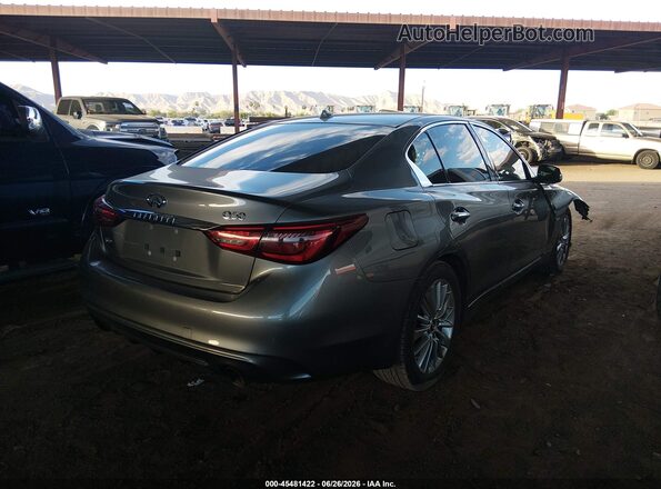 JN1EV7AR3JM436660 2018 INFINITI Q50 Gray Rear right