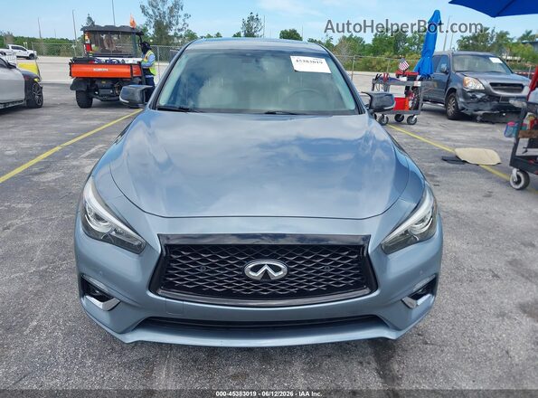 JN1EV7AR3JM443690 2018 INFINITI Q50 Синий Вид щитка приборов