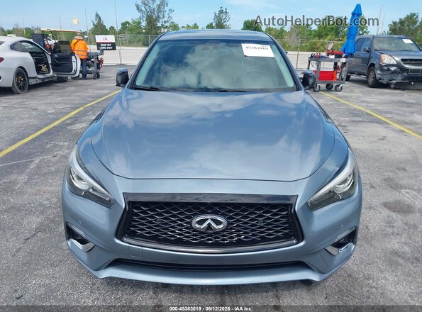 JN1EV7AR3JM443690 2018 INFINITI Q50 Синий Вид спереди