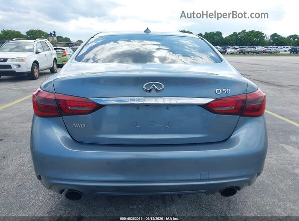 JN1EV7AR3JM443690 2018 INFINITI Q50 Синий 