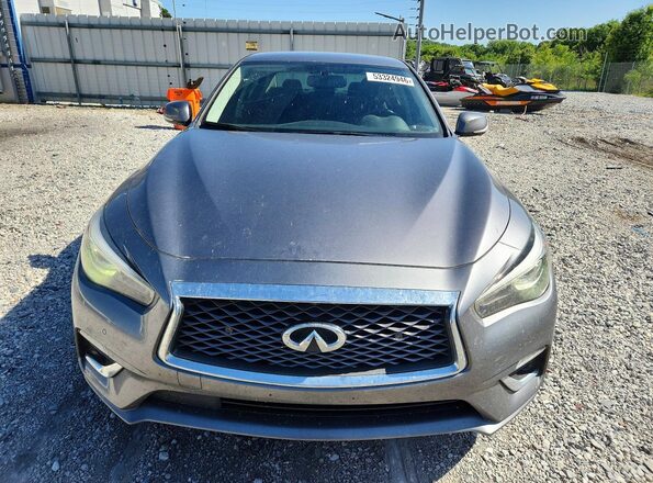 JN1EV7AR3JM610033 2018 INFINITI Q50 Gray Вид спереду