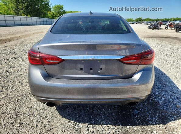 JN1EV7AR3JM610033 2018 INFINITI Q50 Gray Вид ззаду