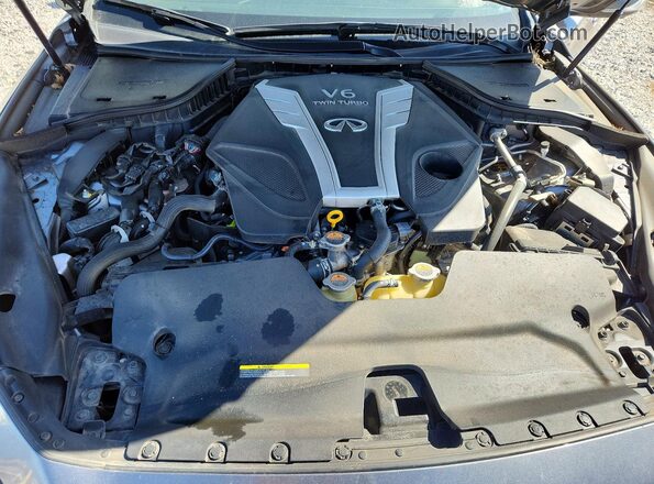 JN1EV7AR3JM610033 2018 INFINITI Q50 Gray Вид задньої частини салону