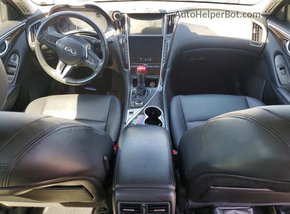 JN1EV7AR3JM610601 2018 INFINITI Q50 Silver წინა პანელის ხედი