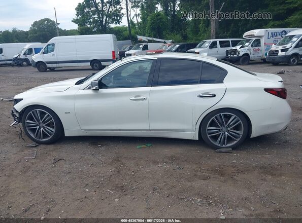 JN1EV7AR3KM551728 2019 INFINITI Q50 White Սալոնի 360 աստիճան տեսք