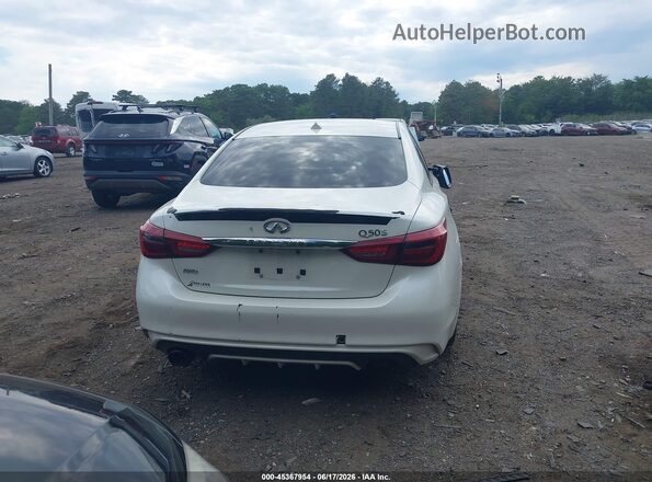 JN1EV7AR3KM551728 2019 INFINITI Q50 White 
