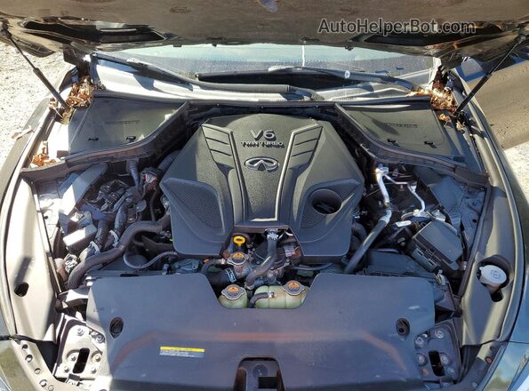 JN1EV7AR3KM552670 2019 INFINITI Q50 Black Widok wnętrza z tyłu