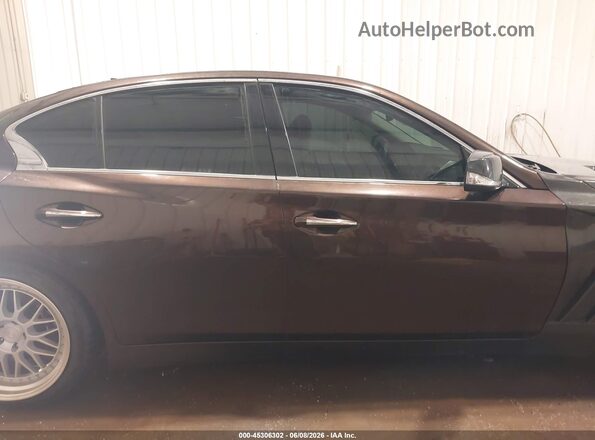 JN1EV7AR3LM252404 2020 INFINITI Q50 Brown Вид задньої частини салону