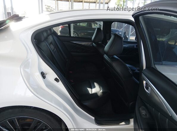 JN1EV7AR3LM254119 2020 INFINITI Q50 White VIN sticker view