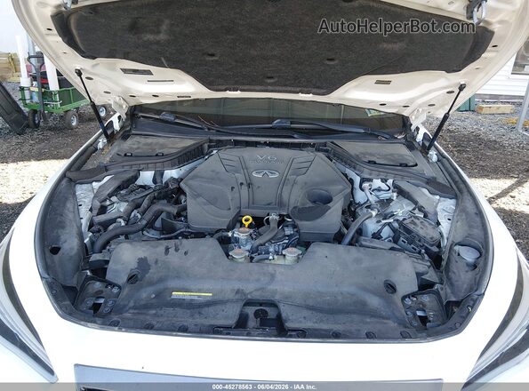 JN1EV7AR3LM254119 2020 INFINITI Q50 White Rear view