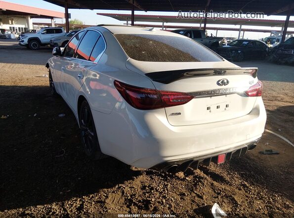 JN1EV7AR3LM257182 2020 INFINITI Q50 White Tył lewy
