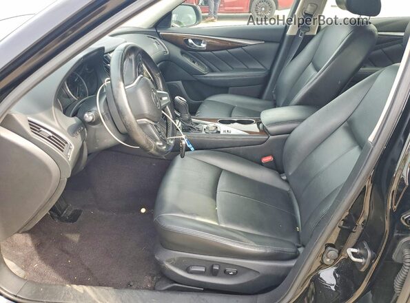 JN1EV7AR4JM436652 2018 INFINITI Q50 Черный Вид салона спереди
