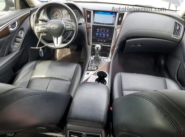 JN1EV7AR4JM436652 2018 INFINITI Q50 Черный Вид панели приборов