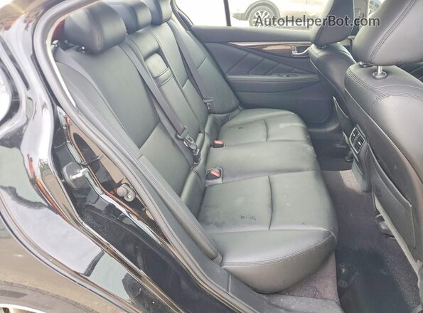JN1EV7AR4JM436652 2018 INFINITI Q50 Черный Вид задних сидений