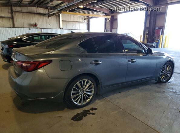 JN1EV7AR4JM610039 2018 INFINITI Q50 Серый Задняя правая четверть