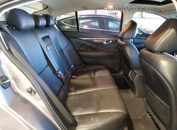 JN1EV7AR4JM610039 2018 INFINITI Q50 Серый Вид задних сидений