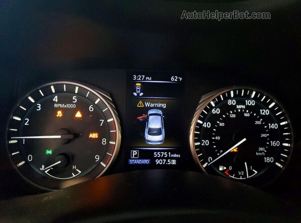 JN1EV7AR4JM610039 2018 INFINITI Q50 Серый Вид щитка приборов