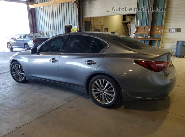 JN1EV7AR4JM610039 2018 INFINITI Q50 Серый Задняя левая четверть