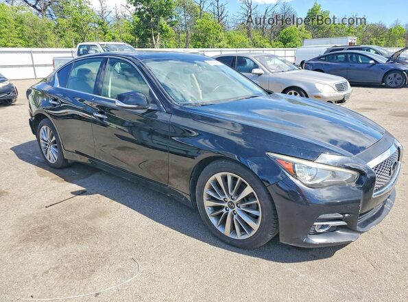 JN1EV7AR4KM550247 2019 INFINITI Q50 Black Delantero derecho