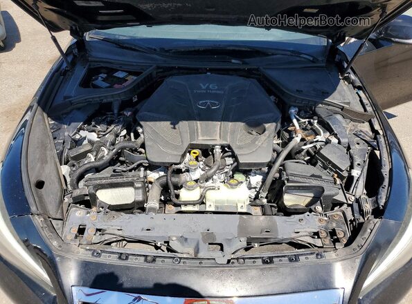 JN1EV7AR4KM550247 2019 INFINITI Q50 Black Vista interior trasera