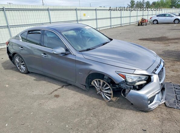 JN1EV7AR4KM554749 2018 INFINITI Q50 Gray Przód prawy