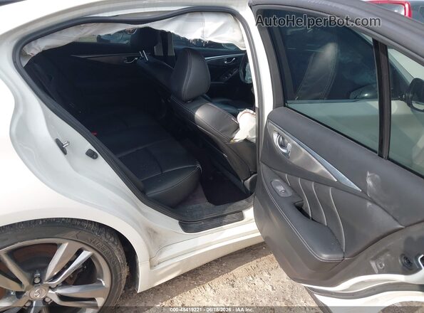 JN1EV7AR4KM592028 2019 INFINITI Q50 White VIN sticker view