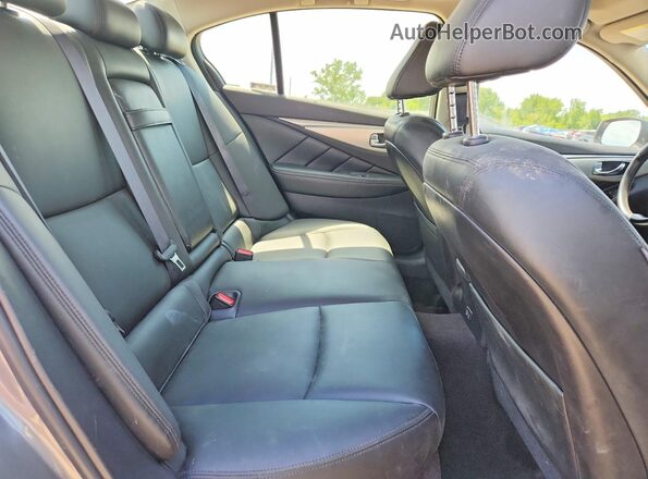 JN1EV7AR4LM253707 2020 INFINITI Q50 Silver უკანა სავარძლების ხედი