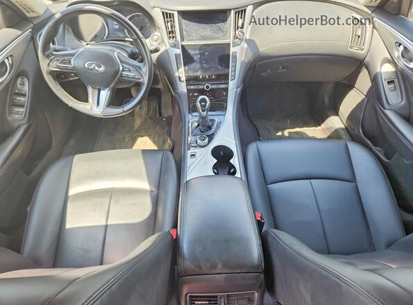 JN1EV7AR4LM253707 2020 INFINITI Q50 Silver წინა პანელის ხედი