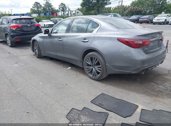 JN1EV7AR4LM255778 2020 INFINITI Q50 Gray Rear left