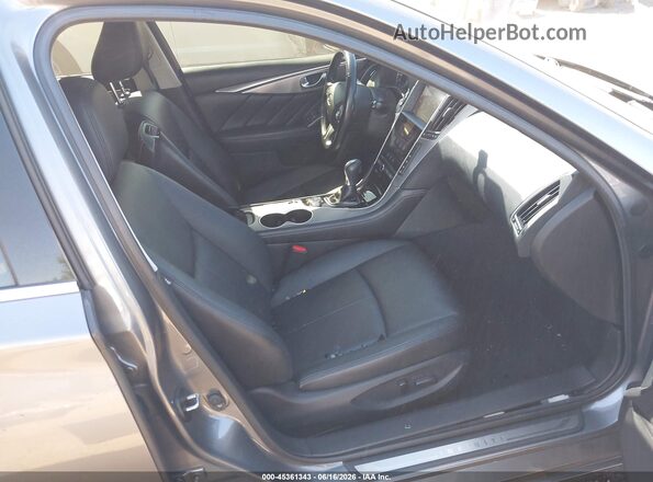 JN1EV7AR5HM837914 2017 INFINITI Q50 Gray Widok wnętrza z przodu