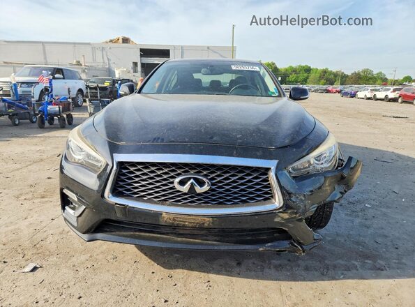 JN1EV7AR5JM441648 2018 INFINITI Q50 Черный Вид спереди