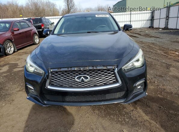 JN1EV7AR5KM550340 2019 INFINITI Q50 Black Դիմացի տեսք