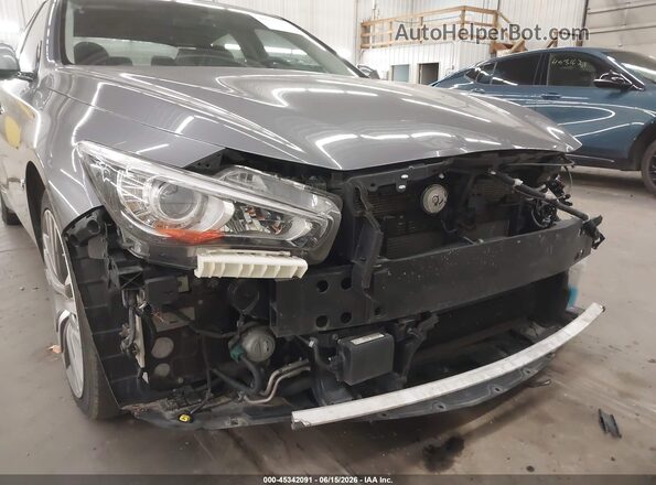 JN1EV7AR5KM557322 2019 INFINITI Q50 Серый Вид спереди