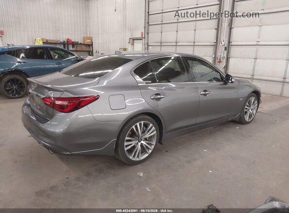 JN1EV7AR5KM557322 2019 INFINITI Q50 Серый Задняя правая четверть