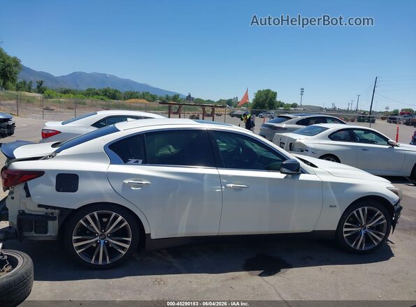 JN1EV7AR5KM593138 2019 INFINITI Q50 Белый Вид щитка приборов