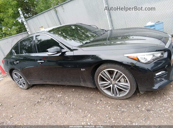 JN1EV7AR6HM831488 2017 INFINITI Q50 Black Widok wnętrza z tyłu