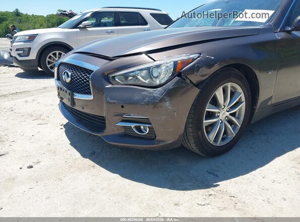 JN1EV7AR6HM833788 2017 INFINITI Q50 Champagne 